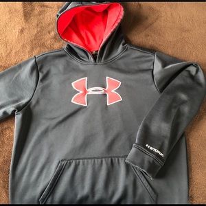 Under Armour Storm Black and Red Sweatshirt